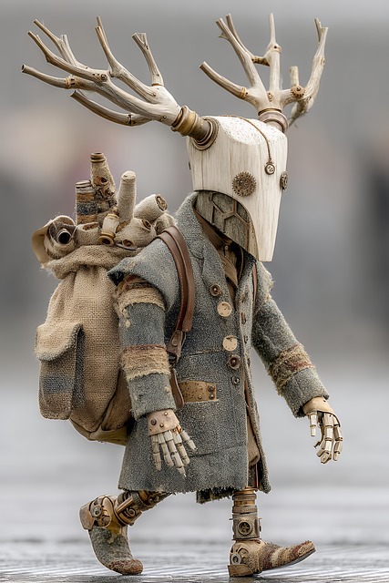Free ai generated creature mechanical illustration