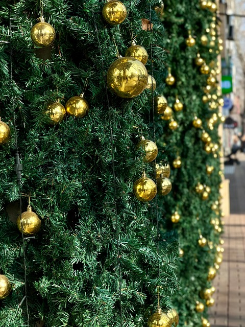 Festliches Gebäude, Weihnachtsdekoration