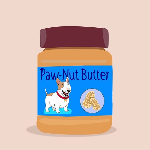 Free peanut butter food pot illustration