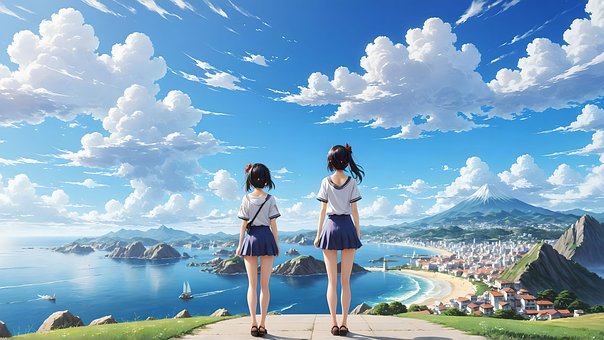 Free Anime Nature illustration and picture