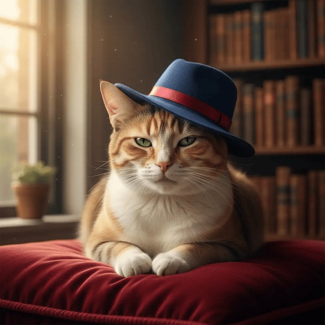 Katze, Hut, Süß, Feline, Fotografie