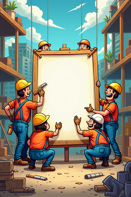 Free mens worker working illustration
