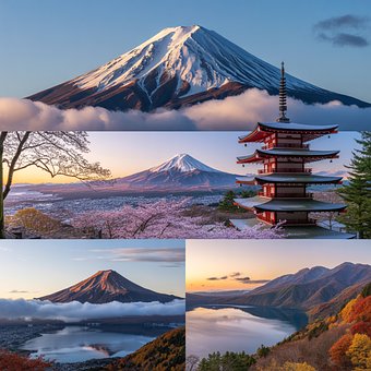Japan, Fuji, Natur, Vulkan, Landschaft