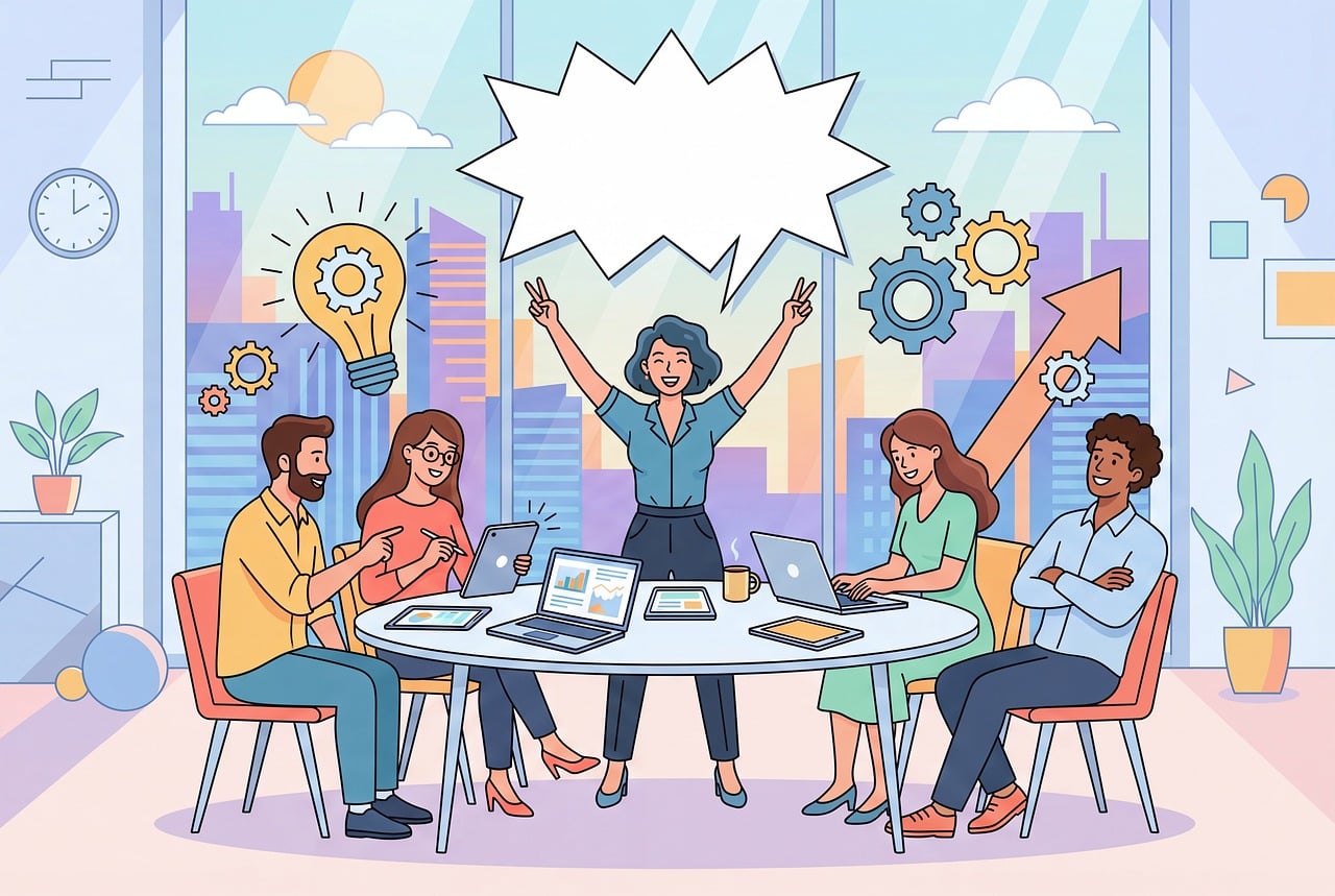 Brainstorming, Samarbejde, Kontor