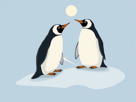 Free Penguins Animal Illustration illustration and picture