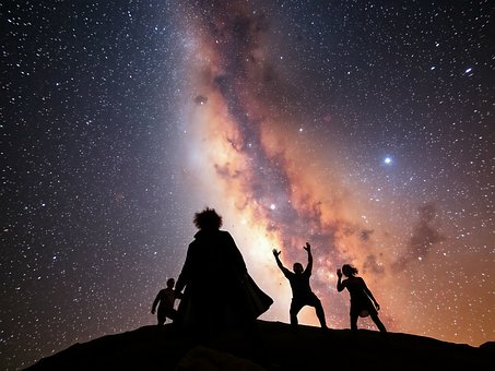 Free Stargazing Milky Way illustration and picture