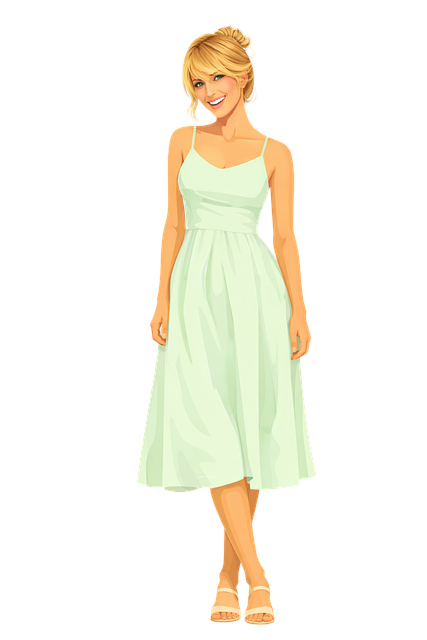 Ung Kvinde, Kvindelig Illustration