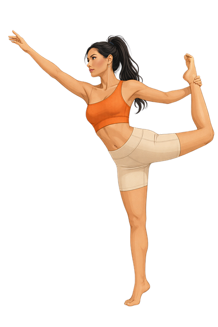 Kvinde, Yoga, Yogastilling, Balance
