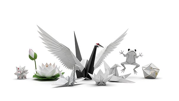 Free Origami Crane illustration and picture