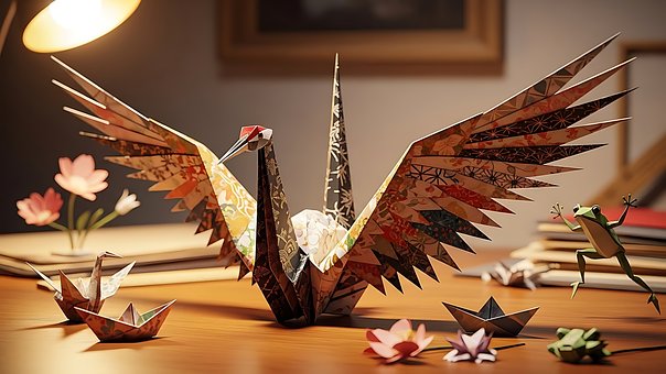 Free Origami Paper Crane photo and picture