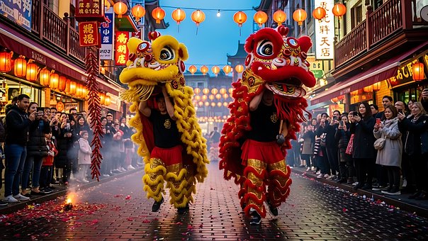 Free Chinese New Year Lanterns photo and picture