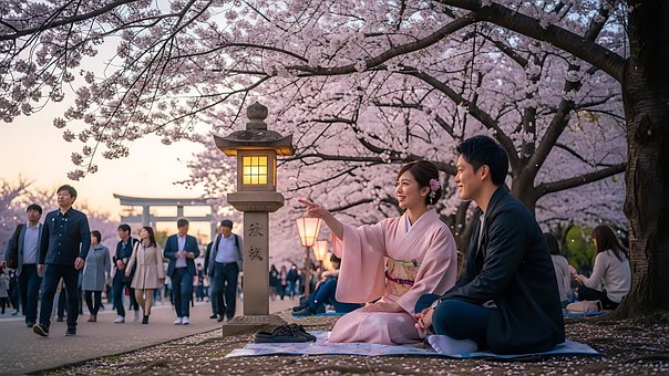 Free Sakura Picnic photo and picture