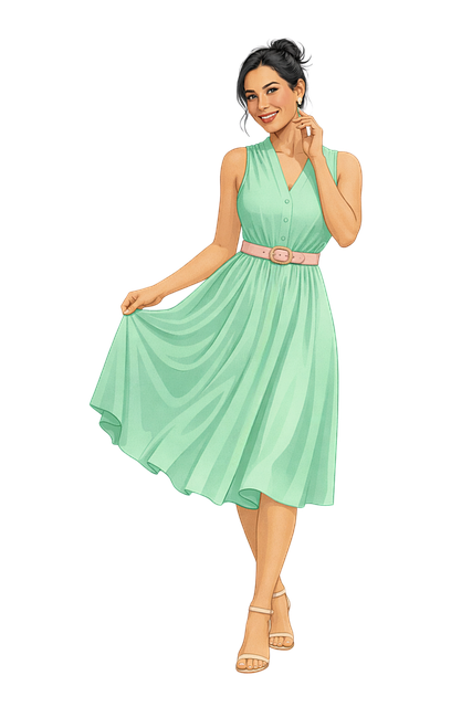 Kvinde Illustration, Elegant Kvinde