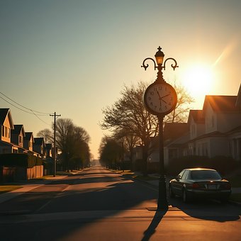 Free Surrealism Streetlamp illustration and picture