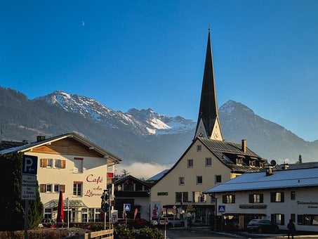Allgäu, Berge, Alpen, Landschaft, Bayern