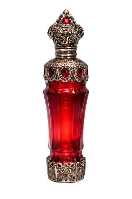 Free red potion gothic bottle magic elixir illustration