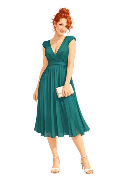 Mode Illustration, Elegant Kvinde