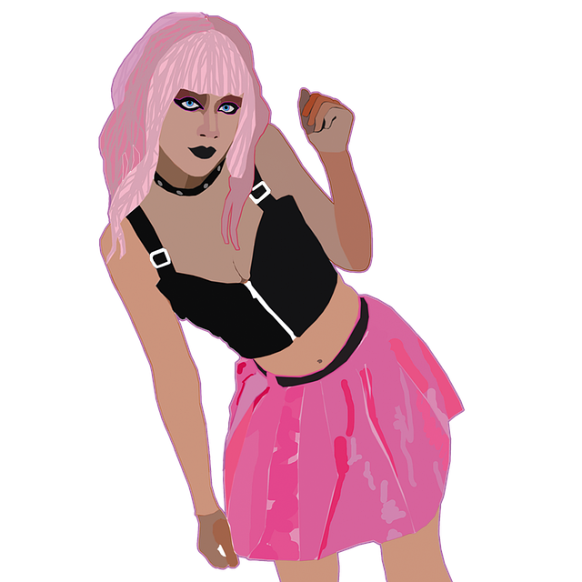 Free Sticker Girl Woman illustration and picture