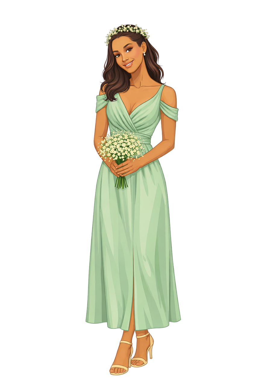 bridesmaid illustration free