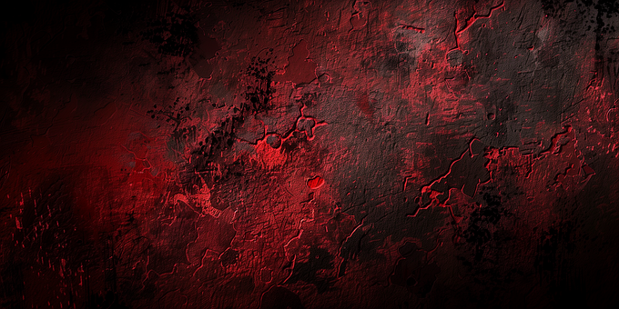 Donkerrode Grunge Achtergrond, Dieprood