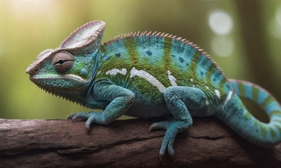 Kameleon, Reptil, Dyr, Natur, Øgle