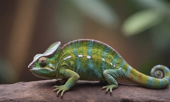 Kameleon, Reptil, Dyr, Natur, Øgle