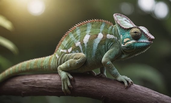 Kameleon, Reptil, Dyr, Natur, Øgle