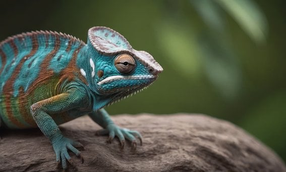Kameleon, Reptil, Dyr, Natur, Øgle