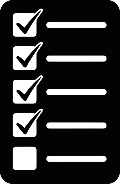 Free checklist to-do list task vector