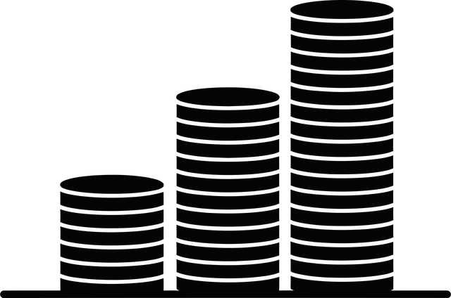 Free money coins stack vector