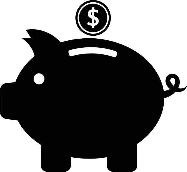 Free piggy bank savings money vector