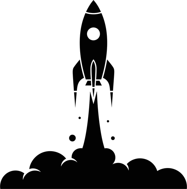 Free rocket launch space vector