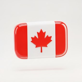 Flag, Canada, Frunză De Arțar, Roșu, Alb