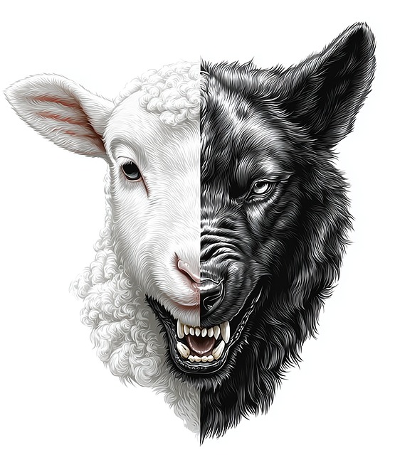 Free Lamb Wolf vector and picture