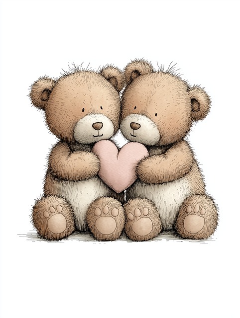 Free teddy toys bear illustration
