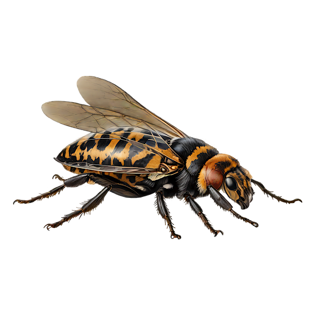Free hornet insect wings illustration