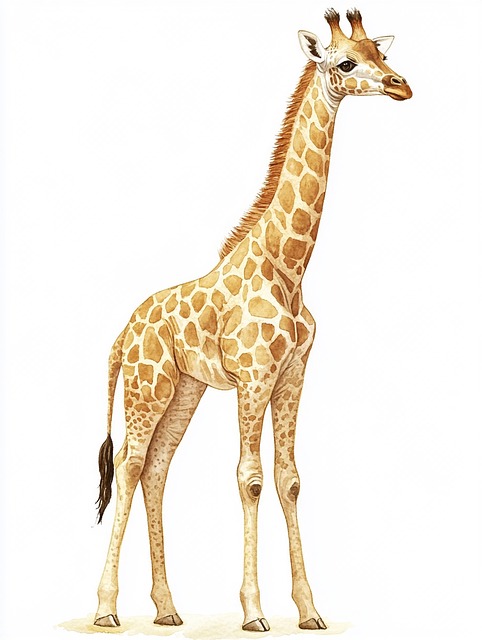 Free Giraffe Animal illustration and picture