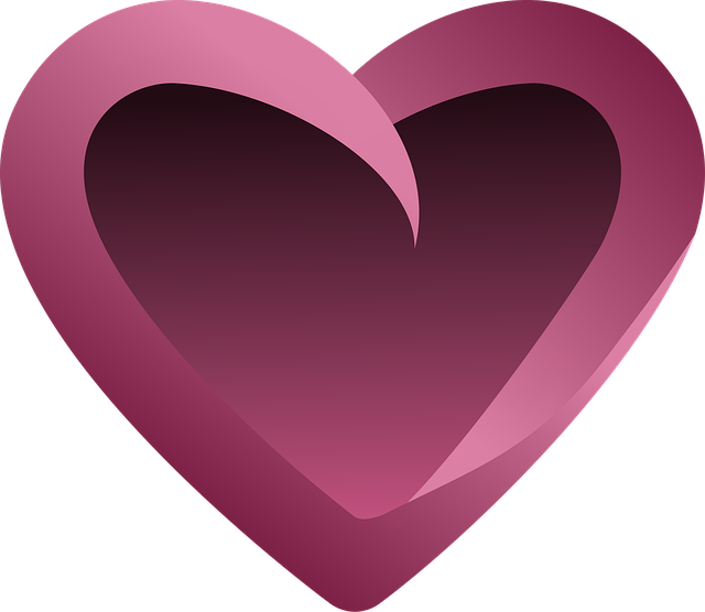 Free heart valentine's day love illustration
