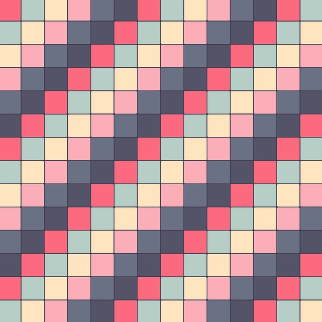 Free pattern cubes grid illustration