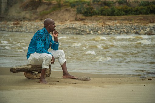Free Man Sitting photo and picture
