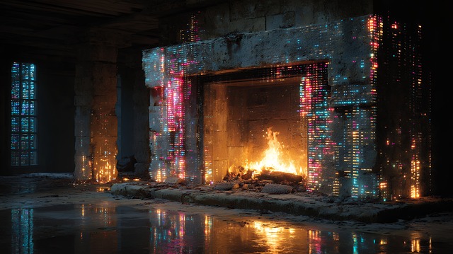 Free fireplace code flame illustration