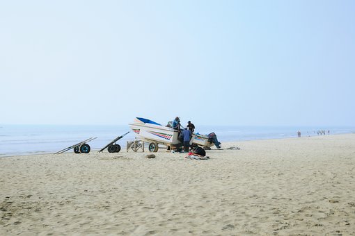 Strand, Båd, Natur, Udendørs, Sand