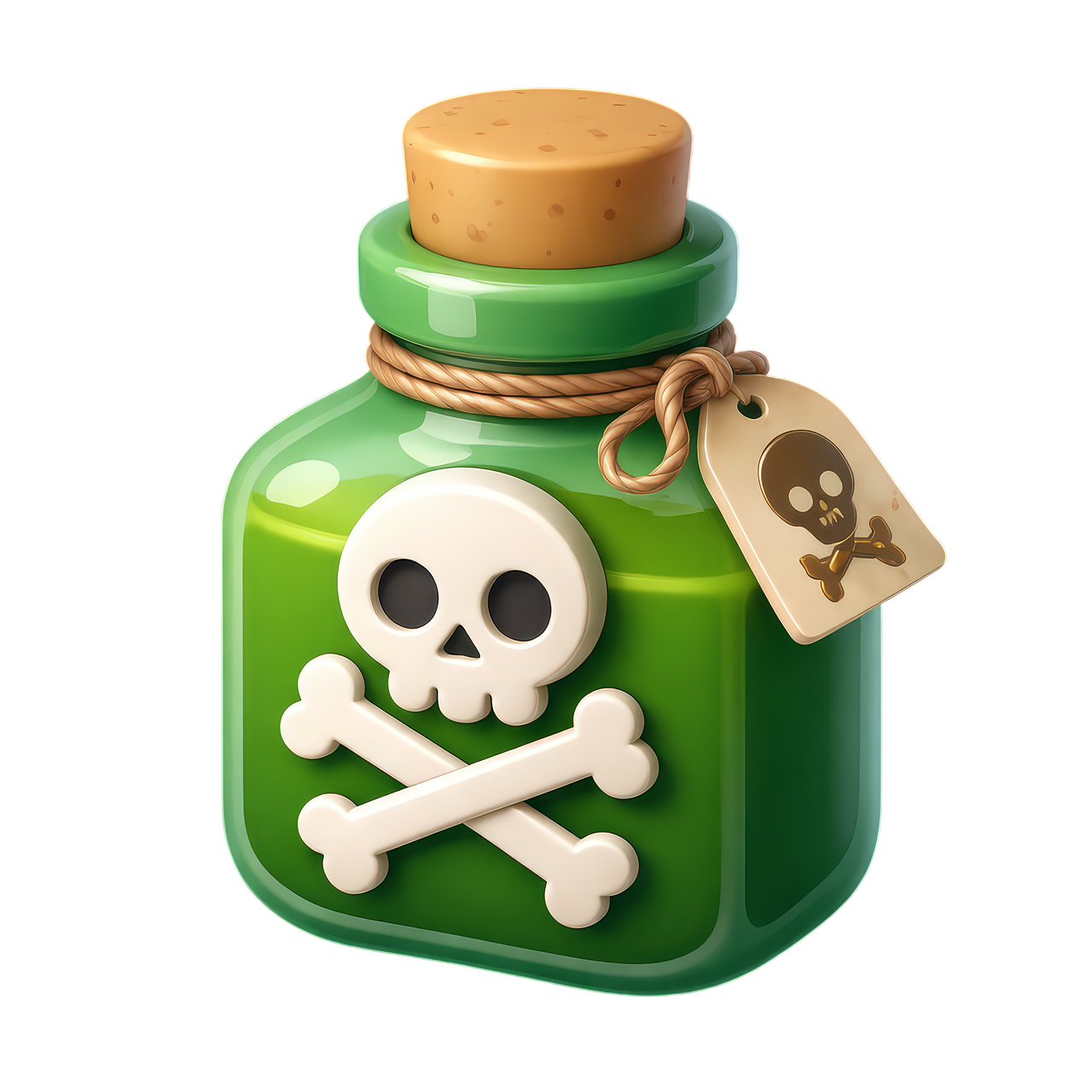 Download Poison Bottle, Skull Icon, Toxic Potion. Royalty-Free