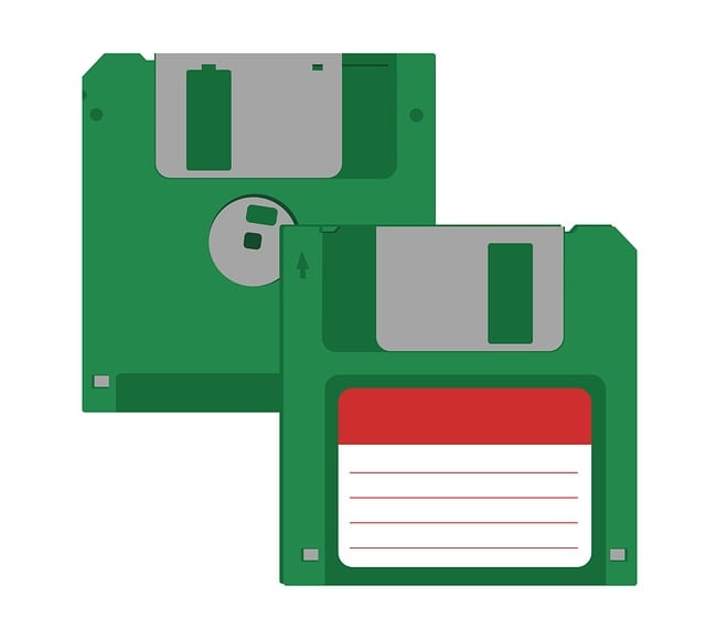 Free floppy disk byte archive illustration