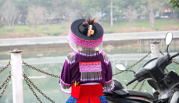 Hmong, Kroj, Vietnam, Žena