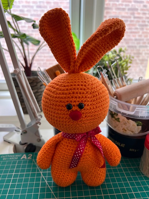 Maleri, Hækling, Amigurumi, Kanin, Sød