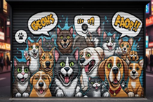 Free Dogs Gat illustration and picture