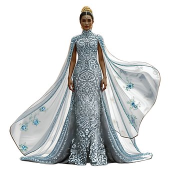 Regină, Femeie, Rochie, Modă, Vietnam
