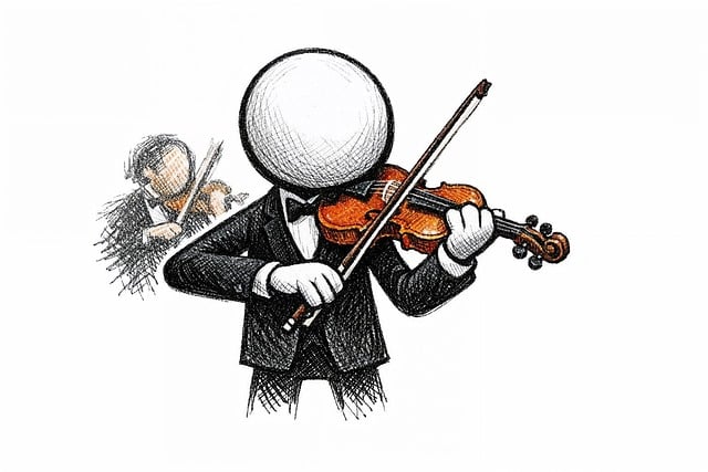 Free violin music musician illustration