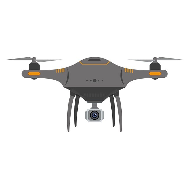 Free aerial drone technology vector